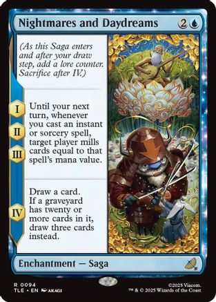 Nightmares and Daydreams  [Foil]  (TLE-094) - [Avatar: The Last Airbender: Eternal-Legal] - Trinity Hobby