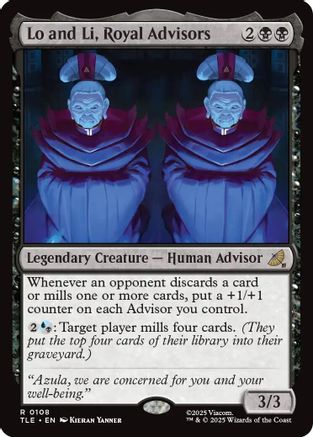 Lo and Li, Royal Advisors  [Foil]  (TLE-108) - [Avatar: The Last Airbender: Eternal-Legal] - Trinity Hobby