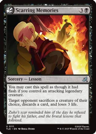 Scarring Memories  [Foil]  (TLE-111) - [Avatar: The Last Airbender: Eternal-Legal] - Trinity Hobby