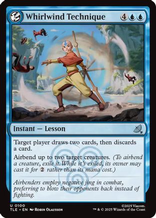 Whirlwind Technique  [Foil]  (TLE-100) - [Avatar: The Last Airbender: Eternal-Legal] - Trinity Hobby