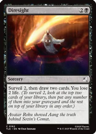 Diresight  [Foil]  (TLE-162) - [Avatar: The Last Airbender: Eternal-Legal] - Trinity Hobby