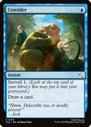 Consider  [Foil]  (TLE-157) - [Avatar: The Last Airbender: Eternal-Legal] - Trinity Hobby