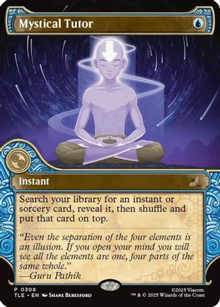 Mystical Tutor (Showcase)  (TLE-308) - [Avatar: The Last Airbender: Eternal-Legal] - Trinity Hobby