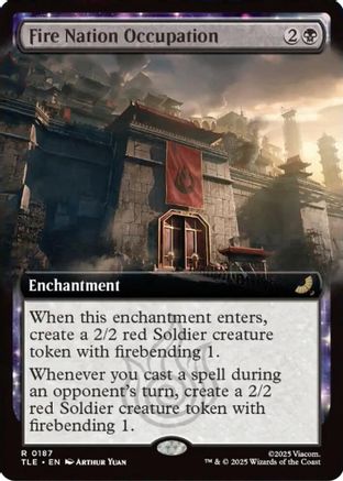 Fire Nation Occupation (Extended Art)  (TLE-187) - [Avatar: The Last Airbender: Eternal-Legal]