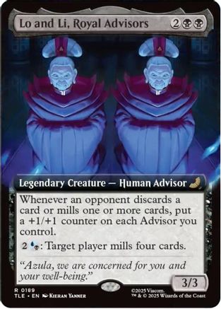 Lo and Li, Royal Advisors (Extended Art)  [Foil]  (TLE-189) - [Avatar: The Last Airbender: Eternal-Legal] - Trinity Hobby