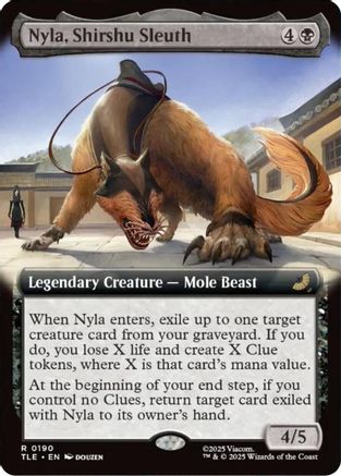 Nyla, Shirshu Sleuth (Extended Art)  [Foil]  (TLE-190) - [Avatar: The Last Airbender: Eternal-Legal] - Trinity Hobby