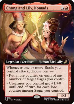 Chong and Lily, Nomads (Extended Art)  (TLE-192) - [Avatar: The Last Airbender: Eternal-Legal] - Trinity Hobby