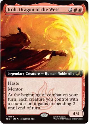 Iroh, Dragon of the West (Extended Art)  [Foil]  (TLE-194) - [Avatar: The Last Airbender: Eternal-Legal] - Trinity Hobby