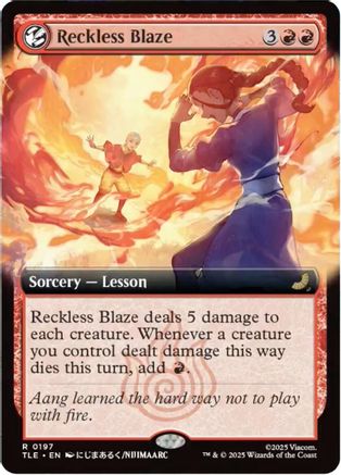 Reckless Blaze (Extended Art)  (TLE-197) - [Avatar: The Last Airbender: Eternal-Legal] - Trinity Hobby