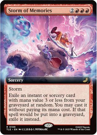 Storm of Memories (Extended Art)  (TLE-199) - [Avatar: The Last Airbender: Eternal-Legal] - Trinity Hobby