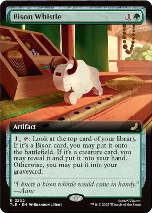 Bison Whistle (Extended Art)  (TLE-202) - [Avatar: The Last Airbender: Eternal-Legal] - Trinity Hobby