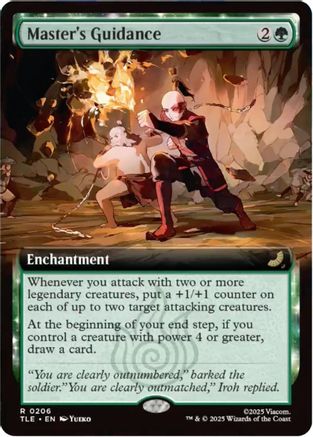 Master's Guidance (Extended Art)  (TLE-206) - [Avatar: The Last Airbender: Eternal-Legal] - Trinity Hobby