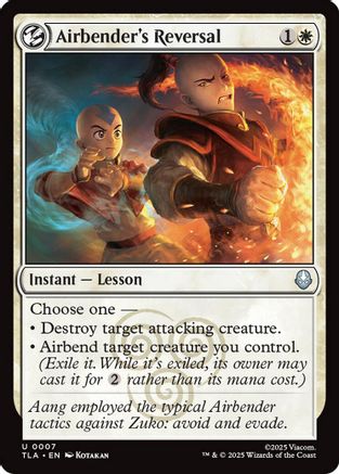 Airbender's Reversal  [Foil]  (TLA-007) - [Avatar: The Last Airbender] - Trinity Hobby
