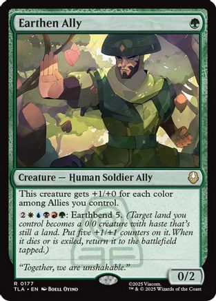 Earthen Ally  [Foil]  (TLA-177) - [Avatar: The Last Airbender] - Trinity Hobby