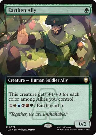 Earthen Ally (Extended Art)  (TLA-377) - [Avatar: The Last Airbender] - Trinity Hobby