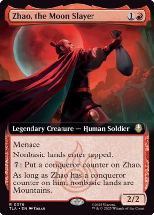 Zhao, the Moon Slayer (Extended Art)  (TLA-376) - [Avatar: The Last Airbender] - Trinity Hobby