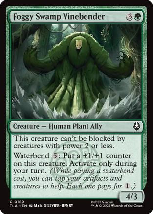 Foggy Swamp Vinebender  [Foil]  (TLA-180) - [Avatar: The Last Airbender] - Trinity Hobby