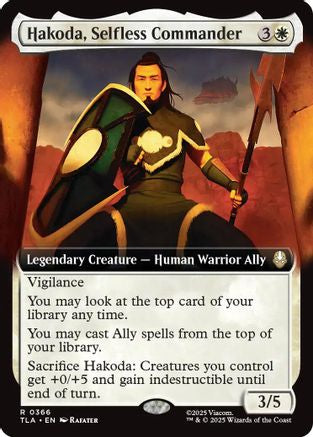 Hakoda, Selfless Commander (Extended Art)  (TLA-366) - [Avatar: The Last Airbender] - Trinity Hobby