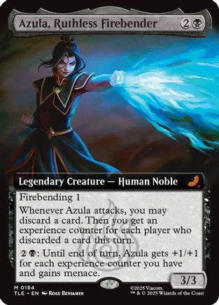 Azula, Ruthless Firebender (Extended Art)  (TLE-184) - [Avatar: The Last Airbender: Eternal-Legal] - Trinity Hobby