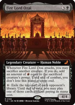 Fire Lord Ozai (Extended Art)  (TLE-186) - [Avatar: The Last Airbender: Eternal-Legal] - Trinity Hobby