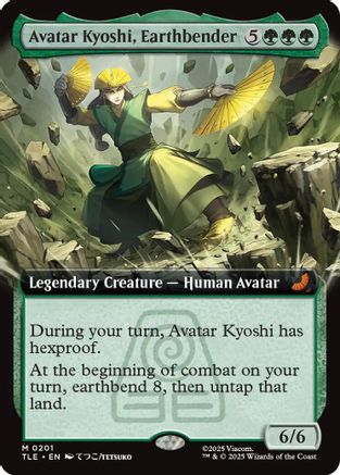 Avatar Kyoshi, Earthbender (Extended Art)  (TLE-201) - [Avatar: The Last Airbender: Eternal-Legal] - Trinity Hobby