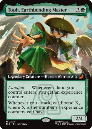 Toph, Earthbending Master (Extended Art)  [Foil]  (TLE-209) - [Avatar: The Last Airbender: Eternal-Legal] - Trinity Hobby