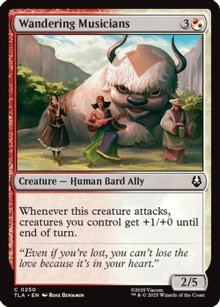 Wandering Musicians  [Foil]  (TLA-250) - [Avatar: The Last Airbender] - Trinity Hobby
