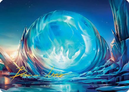 Aang's Iceberg Art Card (Gold-Stamped Signature)  (ASTLA-002) - [Art Series: Avatar: The Last Airbender] - Trinity Hobby