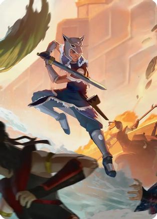 Sokka's Charge Art Card  (ASTLA-) - [Art Series: Avatar: The Last Airbender] - Trinity Hobby