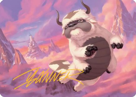 Appa, Aang's Companion Art Card (Gold-Stamped Signature)  (ASTLA-031) - [Art Series: Avatar: The Last Airbender] - Trinity Hobby