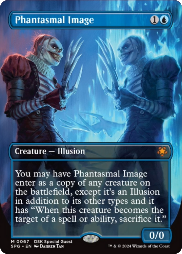 Phantasmal Image (Borderless) [Duskmourn: House of Horror Special Guests] - Trinity Hobby