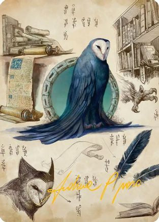 Wan Shi Tong, Librarian Art Card (Gold-Stamped Signature)  (ASTLA-033) - [Art Series: Avatar: The Last Airbender] - Trinity Hobby