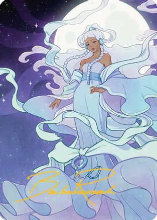Yue, the Moon Spirit 2 Art Card (Gold-Stamped Signature)  (ASTLA-041) - [Art Series: Avatar: The Last Airbender] - Trinity Hobby