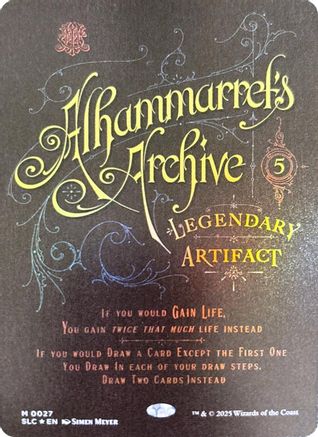 Alhammarret's Archive  [Foil]  (SLC-027) - [Secret Lair Countdown Kit] - Trinity Hobby