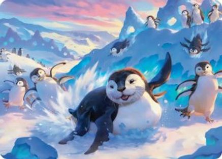 Otter-Penguin Art Card  (ASTLA-004) - [Art Series: Avatar: The Last Airbender] - Trinity Hobby