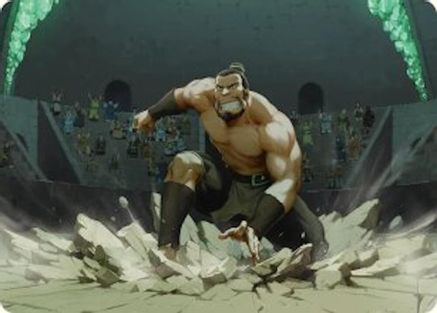 The Boulder, Ready to Rumble Art Card  (ASTLA-013) - [Art Series: Avatar: The Last Airbender] - Trinity Hobby