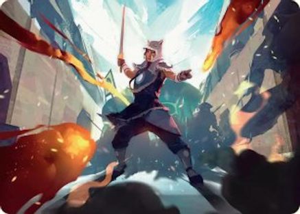 Sokka, Tenacious Tactician Art Card  (ASTLA-023) - [Art Series: Avatar: The Last Airbender] - Trinity Hobby