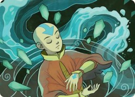 Aang, at the Crossroads Art Card  (ASTLA-045) - [Art Series: Avatar: The Last Airbender] - Trinity Hobby