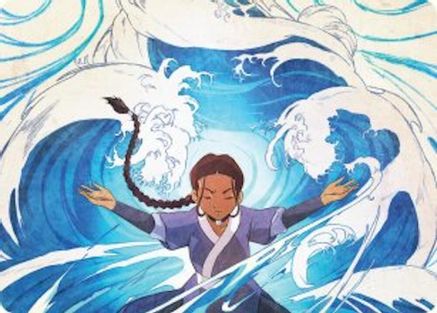 Katara, Water Tribe's Hope Art Card  (ASTLA-048) - [Art Series: Avatar: The Last Airbender] - Trinity Hobby
