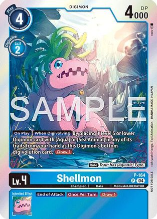 Shellmon (Event Pack 8) (P-164) - [Digimon Promotion Cards] Foil - Trinity Hobby