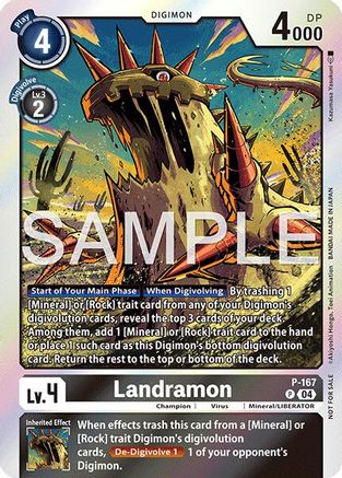 Landramon (Event Pack 8) (P-167) - [Digimon Promotion Cards] Foil
