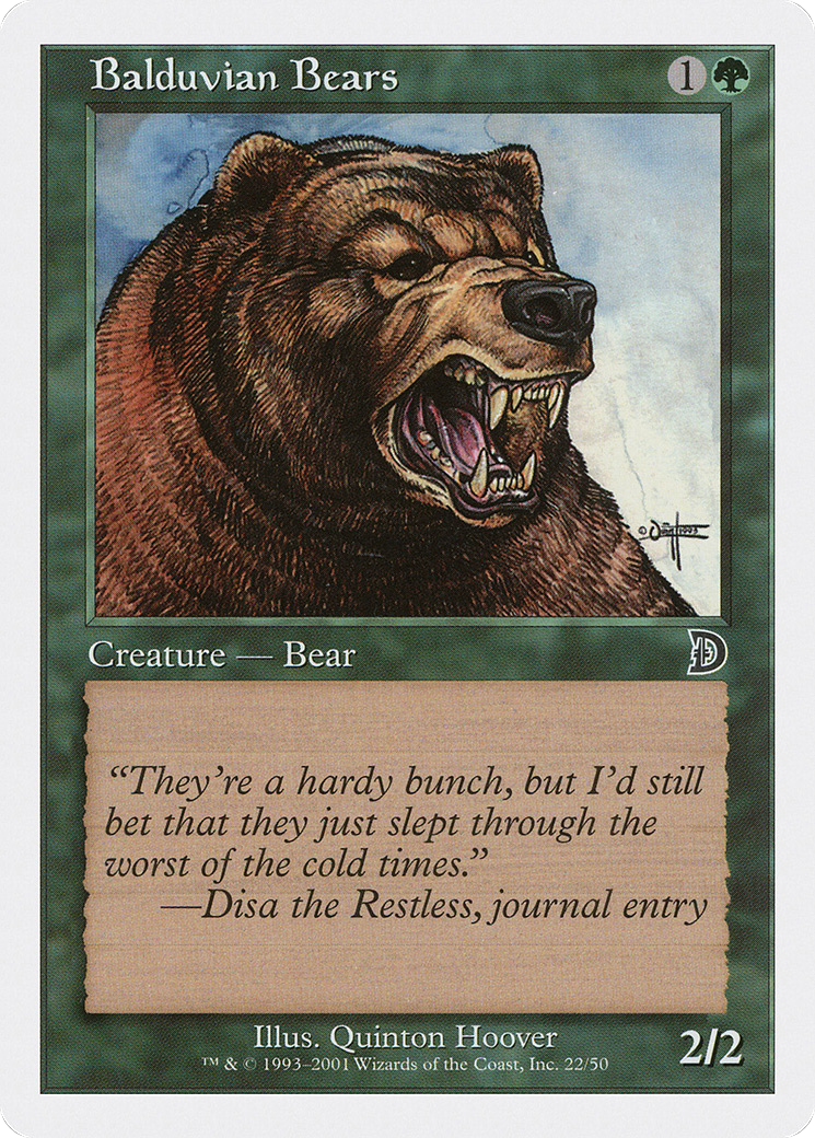 Balduvian Bears [Deckmasters] - Trinity Hobby