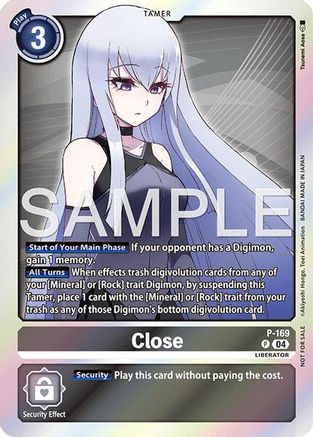 Close (Event Pack 8) (P-169) - [Digimon Promotion Cards] Foil - Trinity Hobby