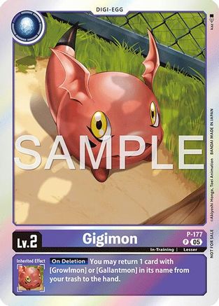 Gigimon (Event Pack 8) (P-177) - [Digimon Promotion Cards] Foil - Trinity Hobby