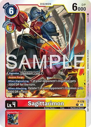 Sagittarimon (Event Pack 8) (P-178) - [Digimon Promotion Cards] Foil