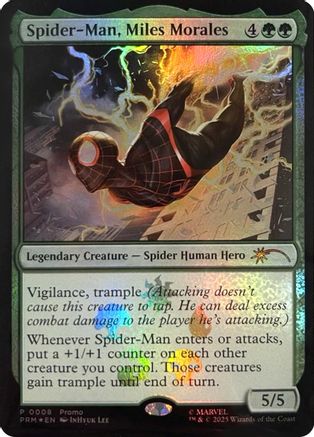 Spider-Man, Miles Morales  [Foil]  (UMP-008) - [Unique and Miscellaneous Promos] - Trinity Hobby