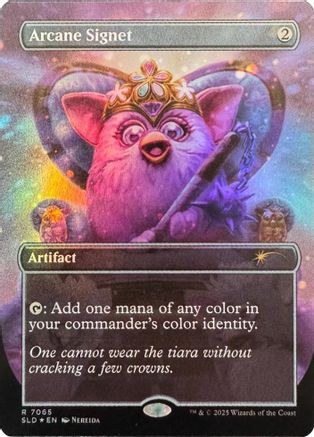 Arcane Signet (7065) (Rainbow Foil)  [Foil]  (SLD-7065) - [Secret Lair Drop Series] - Trinity Hobby