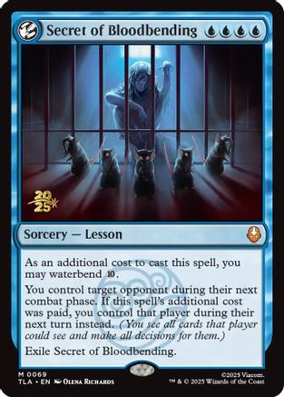 Secret of Bloodbending  [Foil]  (PRE-069) - [Prerelease Cards] - Trinity Hobby