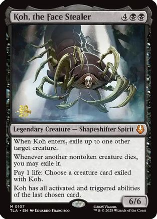 Koh, the Face Stealer  [Foil]  (PRE-107) - [Prerelease Cards] - Trinity Hobby
