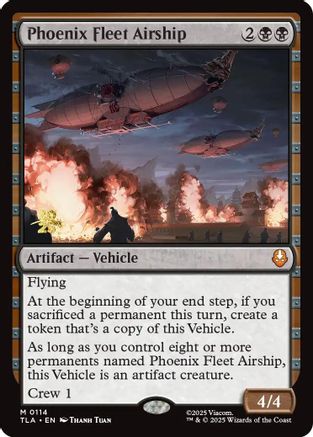 Phoenix Fleet Airship  [Foil]  (PRE-114) - [Prerelease Cards] - Trinity Hobby
